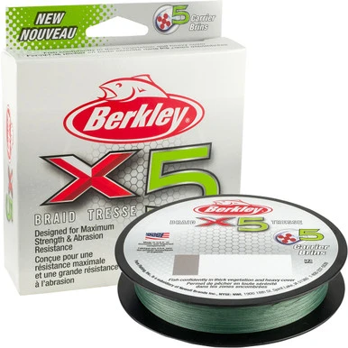 Berkley X5 Braided Line - Low-Vis Green - 40lb - 330yds 3 Berkley X5 Braided Line - Low-Vis Green - 40lb - 330yds