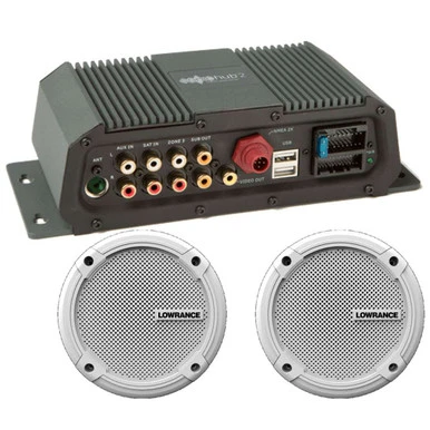 Lowrance 000-12301-001 SonicHub2 Marine Audio Server W/ 6.5in Speakers 3 Lowrance 000-12301-001 SonicHub2 Marine Audio Server W/ 6.5in Speakers