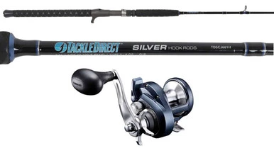TackleDirect TDSCJ661MH Silver Hook/Shimano TOR14HGA Torium Combo 3 TackleDirect TDSCJ661MH Silver Hook/Shimano TOR14HGA Torium Combo